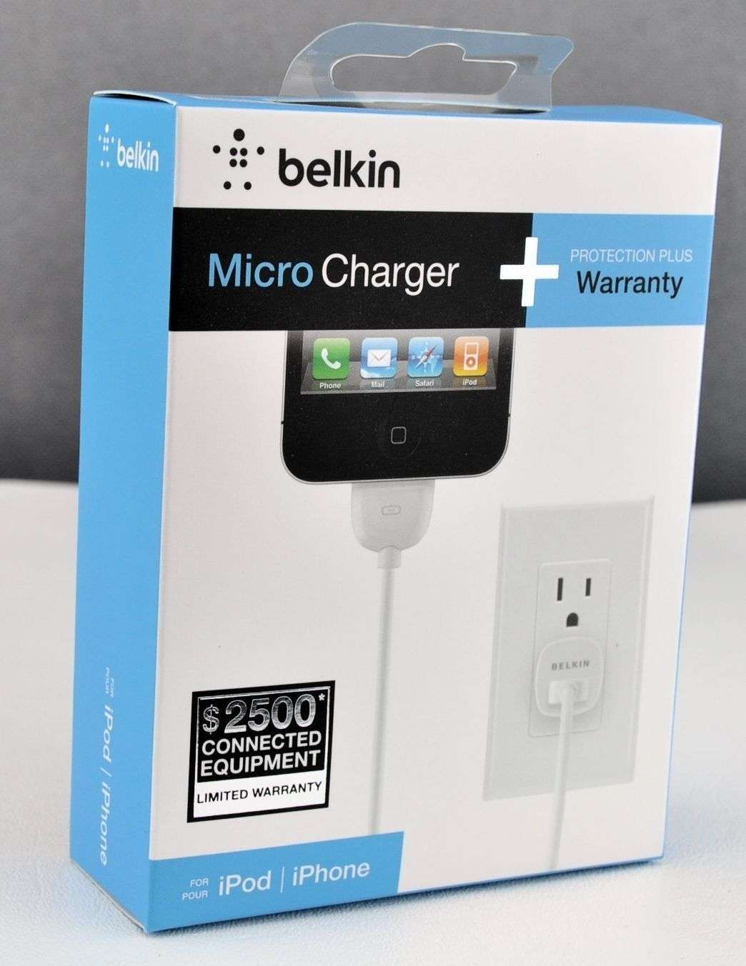 Ga lekker liggen rekenkundig Eerlijkheid Belkin Original Wall Charger & 4 ft 30-pin Charge Cable for iPhone, iPad &  iPod